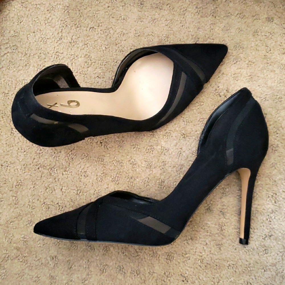 Mix No. 6 Classic Black Pointed Heels